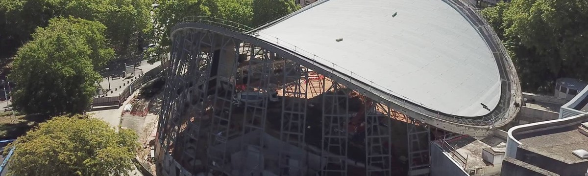 Le chantier des Arènes de l’Agora d’Evry !