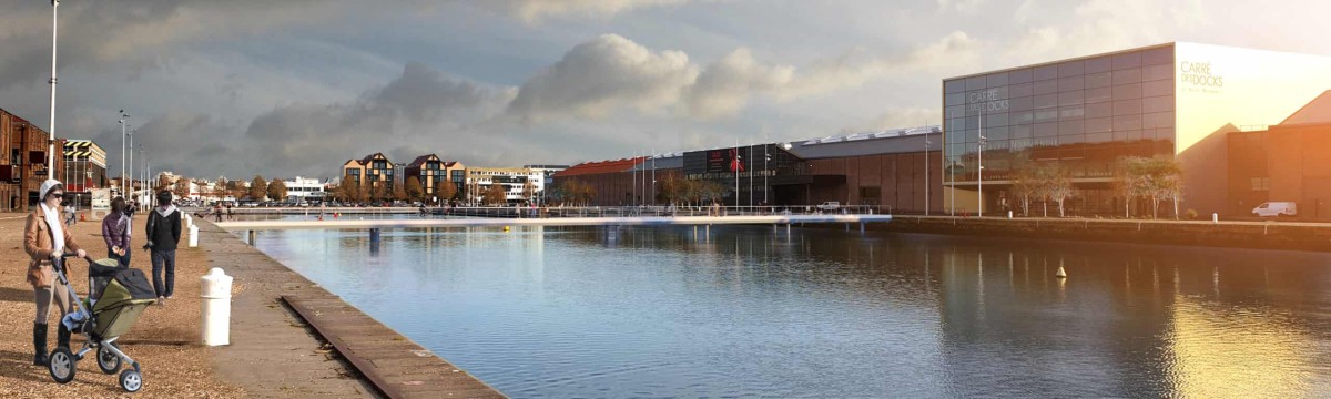 Passerelle mobile de bassin Paul Vatine – Le Havre