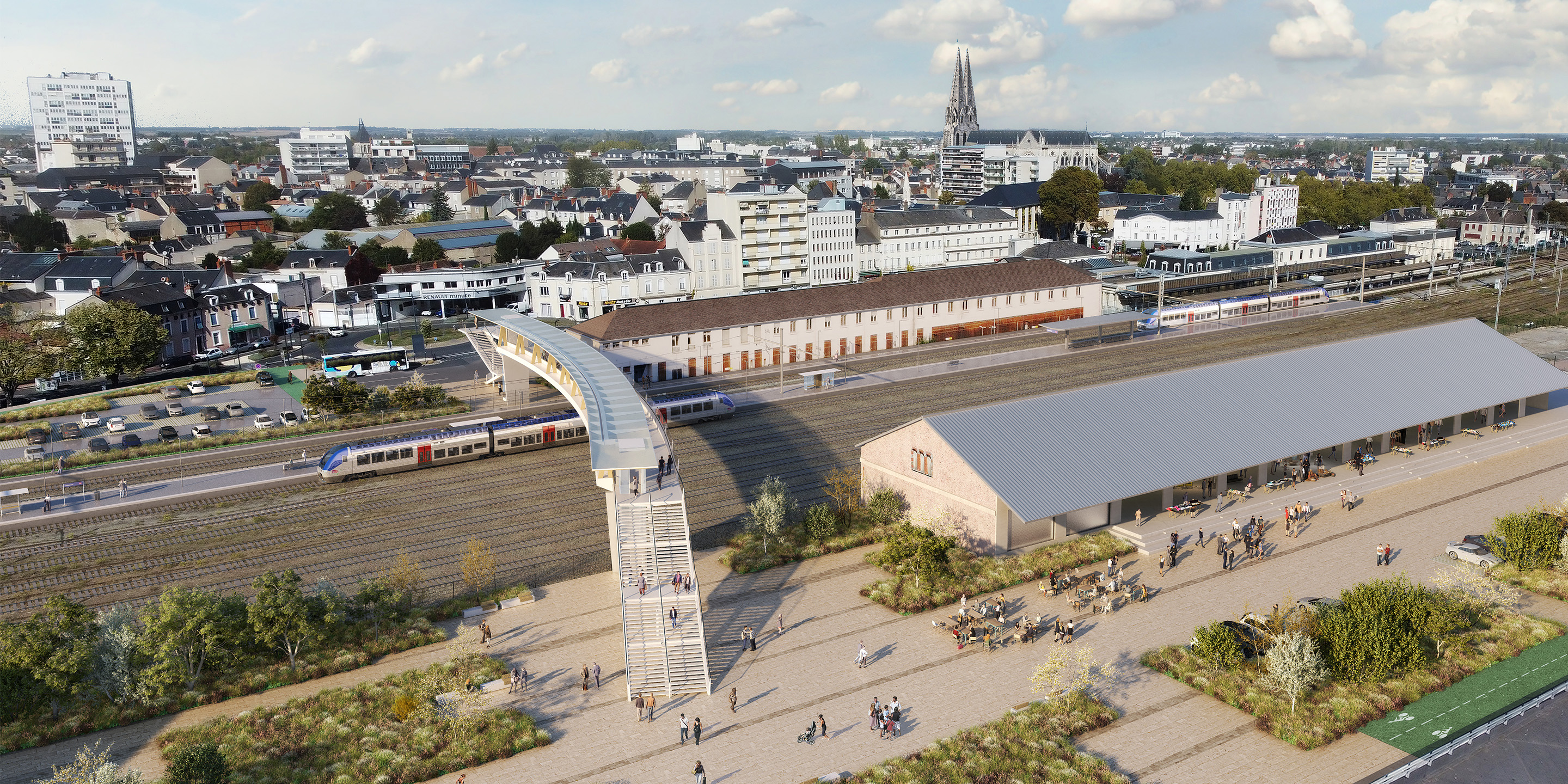 Passerelle de la Gare de Châteauroux - DVVD