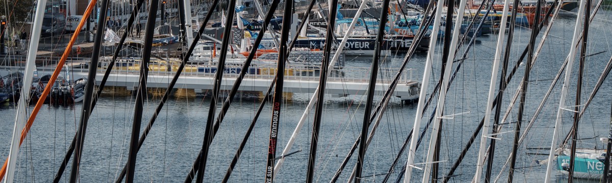 LA PASSERELLE-BELVÉDÈRE EN SERVICE POUR LA TRANSAT JACQUES VABRE