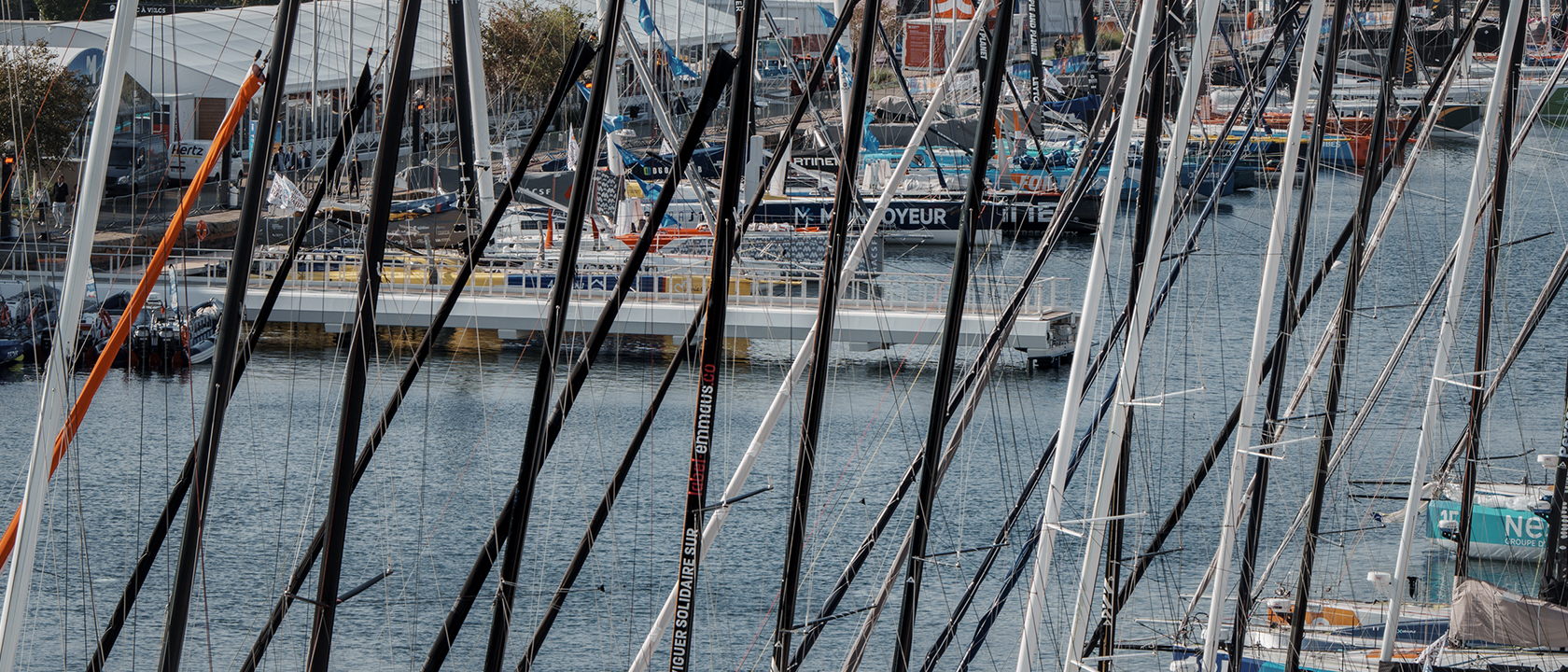 Transat jacques vabre LA PASSERELLE-BELVÉDÈRE EN SERVICE POUR LA TRANSAT JACQUES VABRE