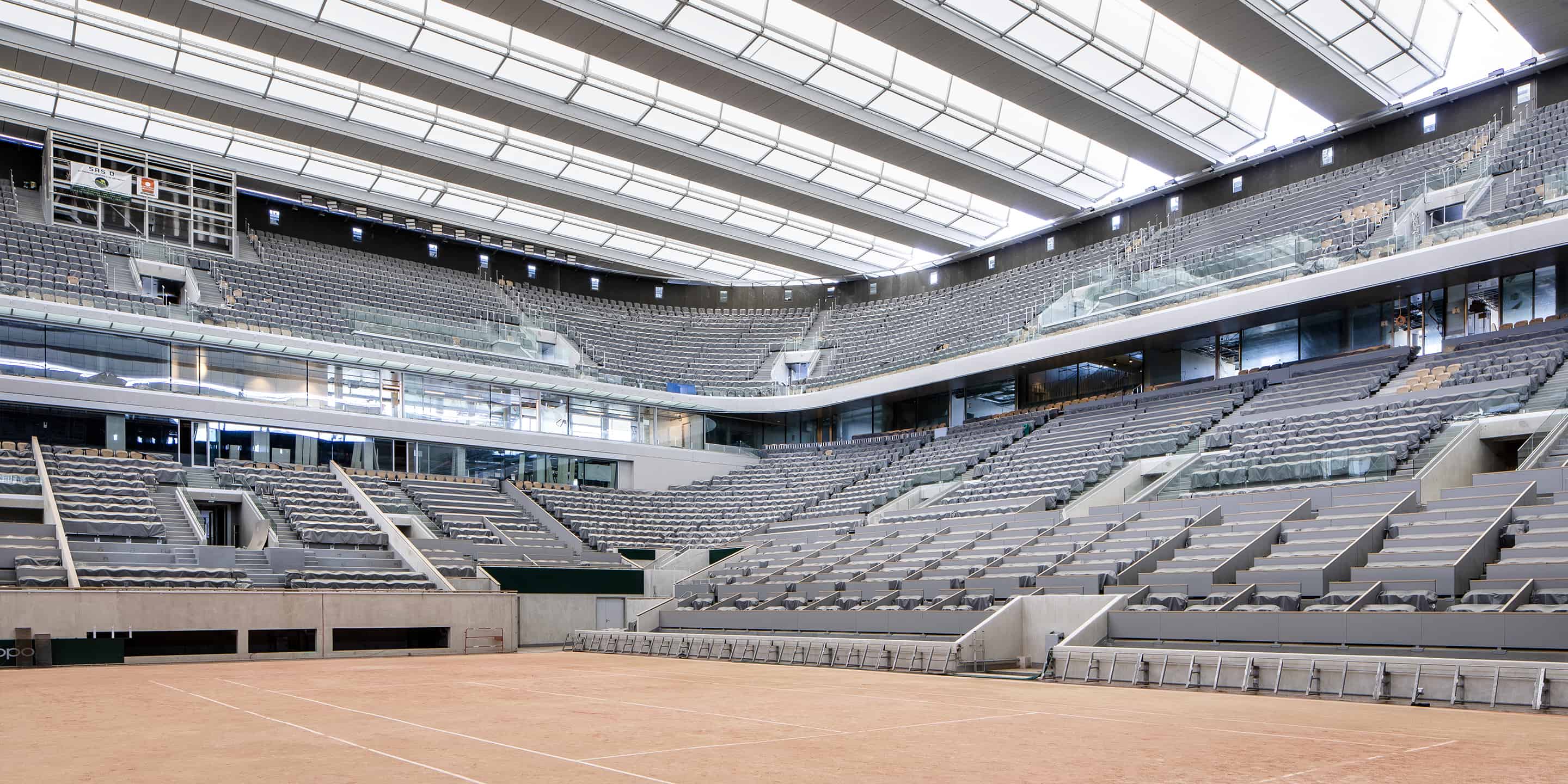 Toit mobile du court Central de Roland-Garros - DVVD